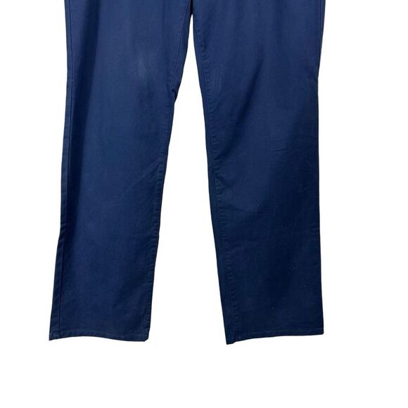 Bonobos Estate Pants Blue Straight Leg Stretch Washed Chinos Size 35 X 32 - Picture 4 of 10